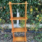 Brutalist pine shelf