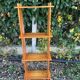 Brutalist pine shelf