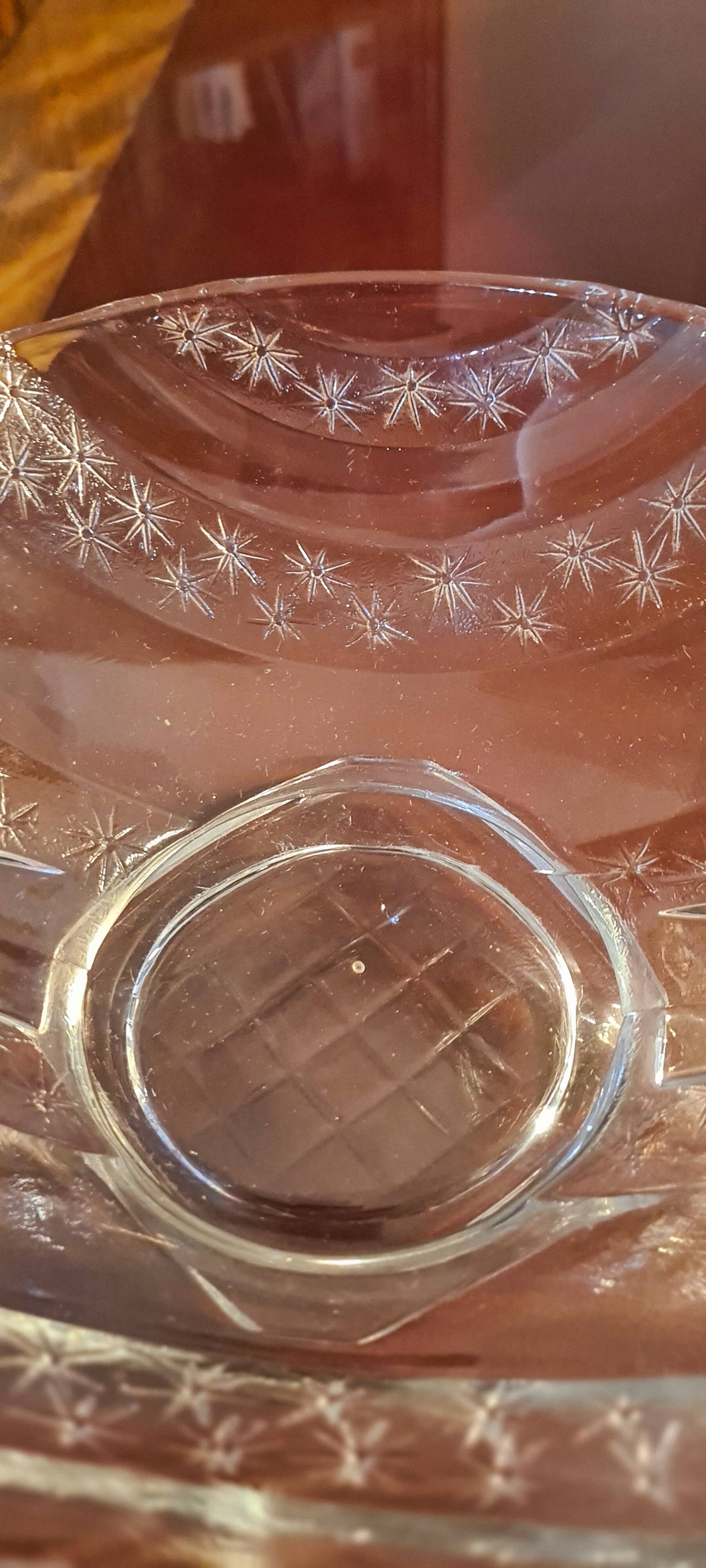 Coupe en cristal Art déco
