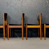 Set of 4 chairs France & Son model 197