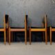 Set of 4 chairs France & Son model 197