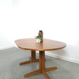 Ronde uitschuifbare eettafel Thonet