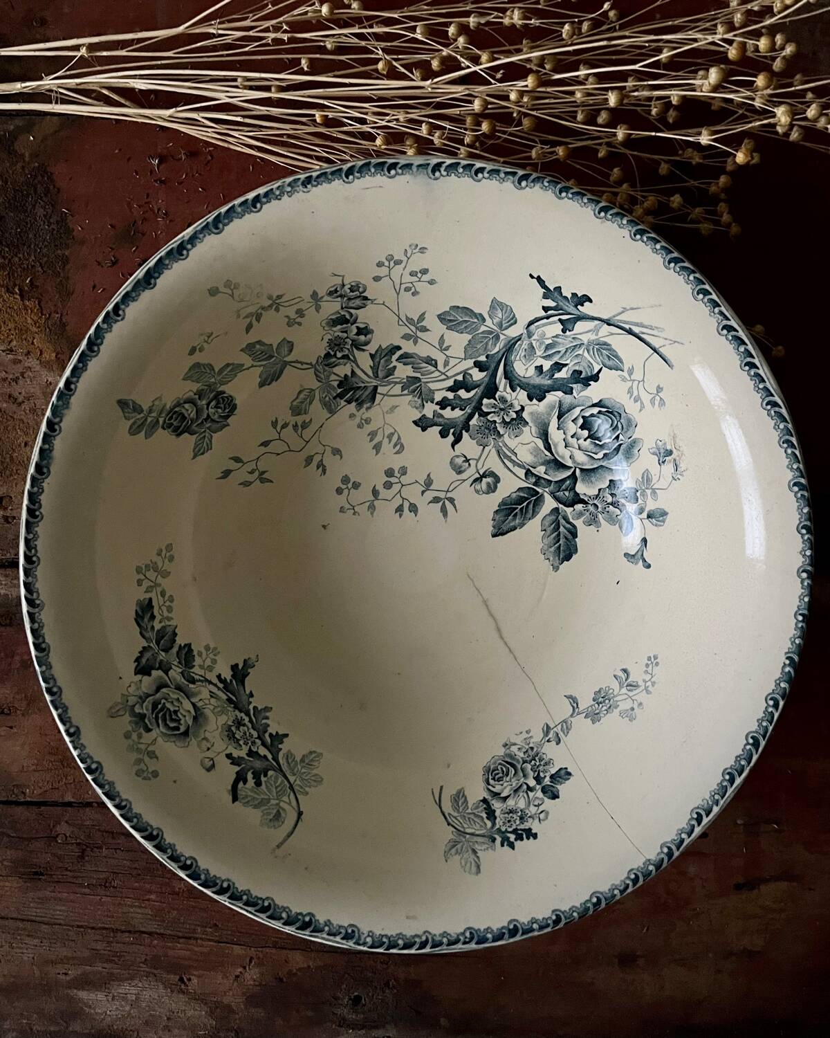 Biulenger Choisy-le-Roi Nantais iron earth salad bowl