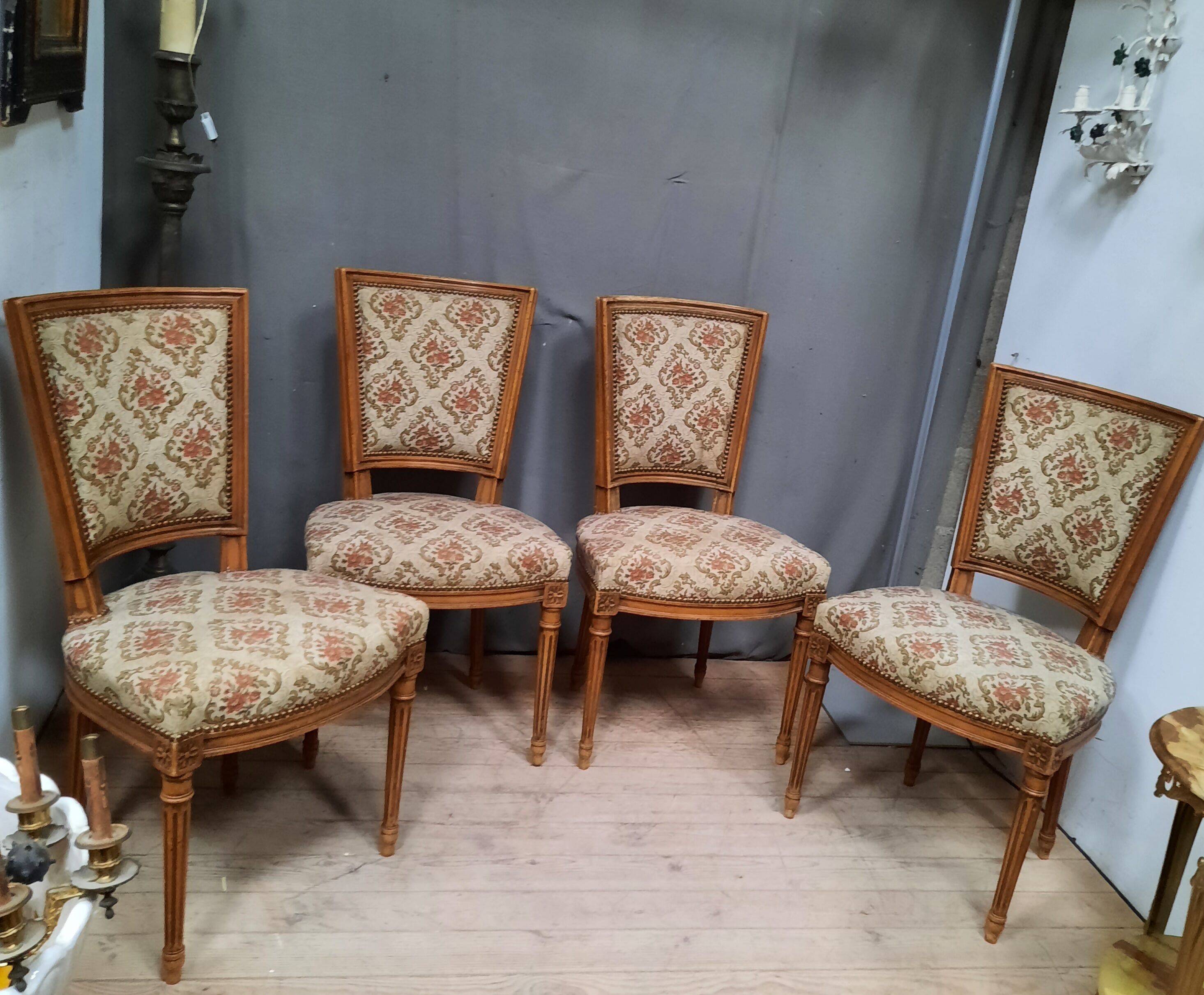 4 Louis XVI style chairs
