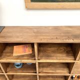 Meuble de métier ancien à 24 casiers