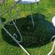 White wrought iron garden furniture