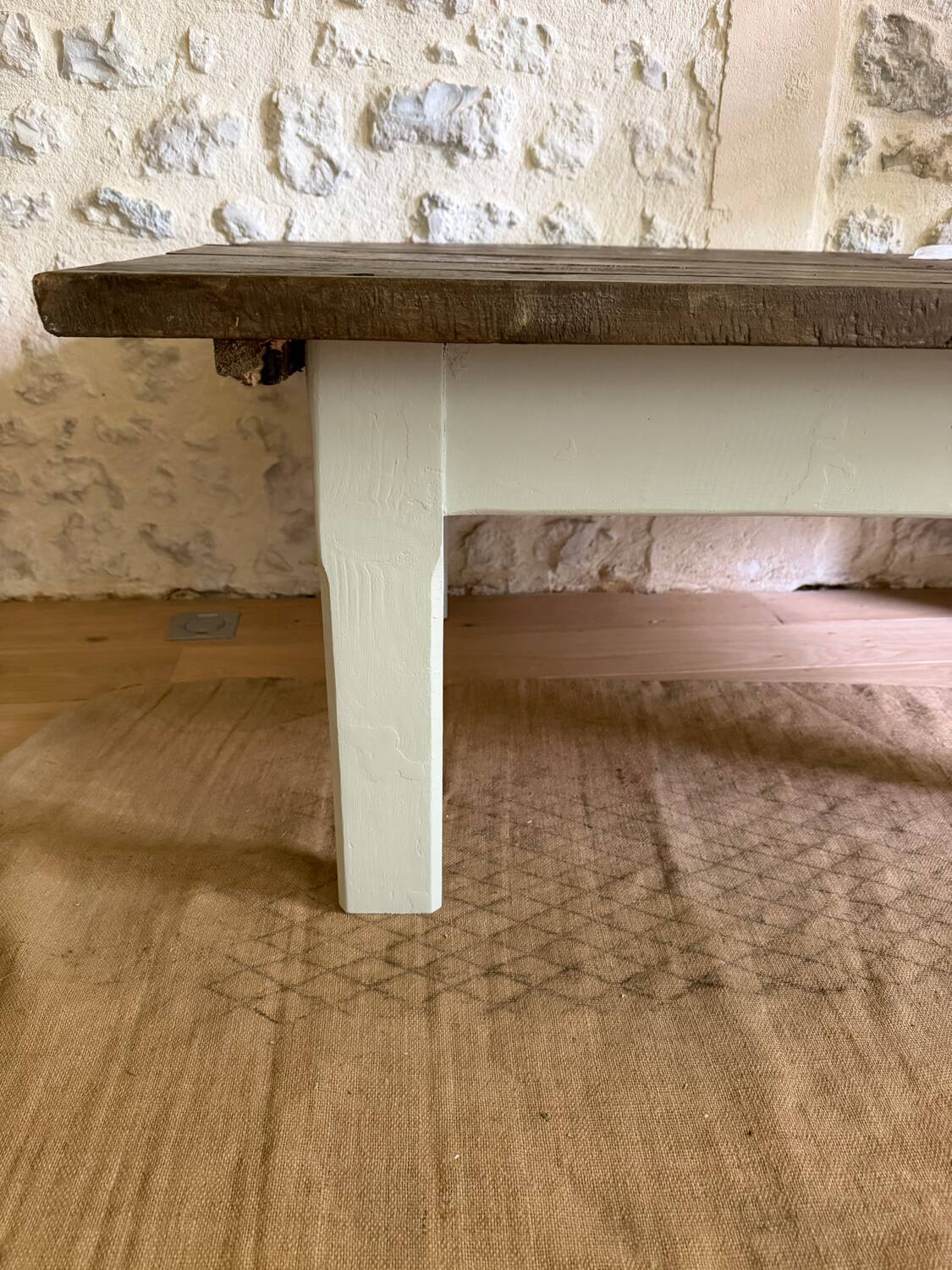 Renovated farmhouse coffee table