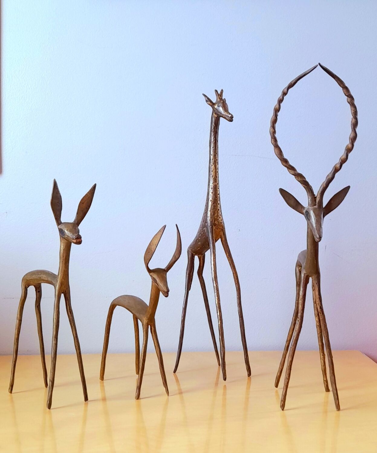 African animals in bronze 1970