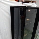 Showcase lacquered black design Behr years 80