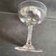 Lot de 6 coupes à champagne, Napoléon III, 1/2 cristal soufflé et taillé
