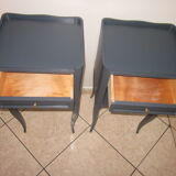 Anthracite grey style bedside pair