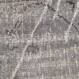 Gray handmade vintage rug 174x294cm