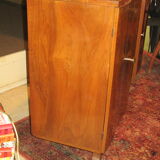 Buffet bar plated Art Deco Walnut