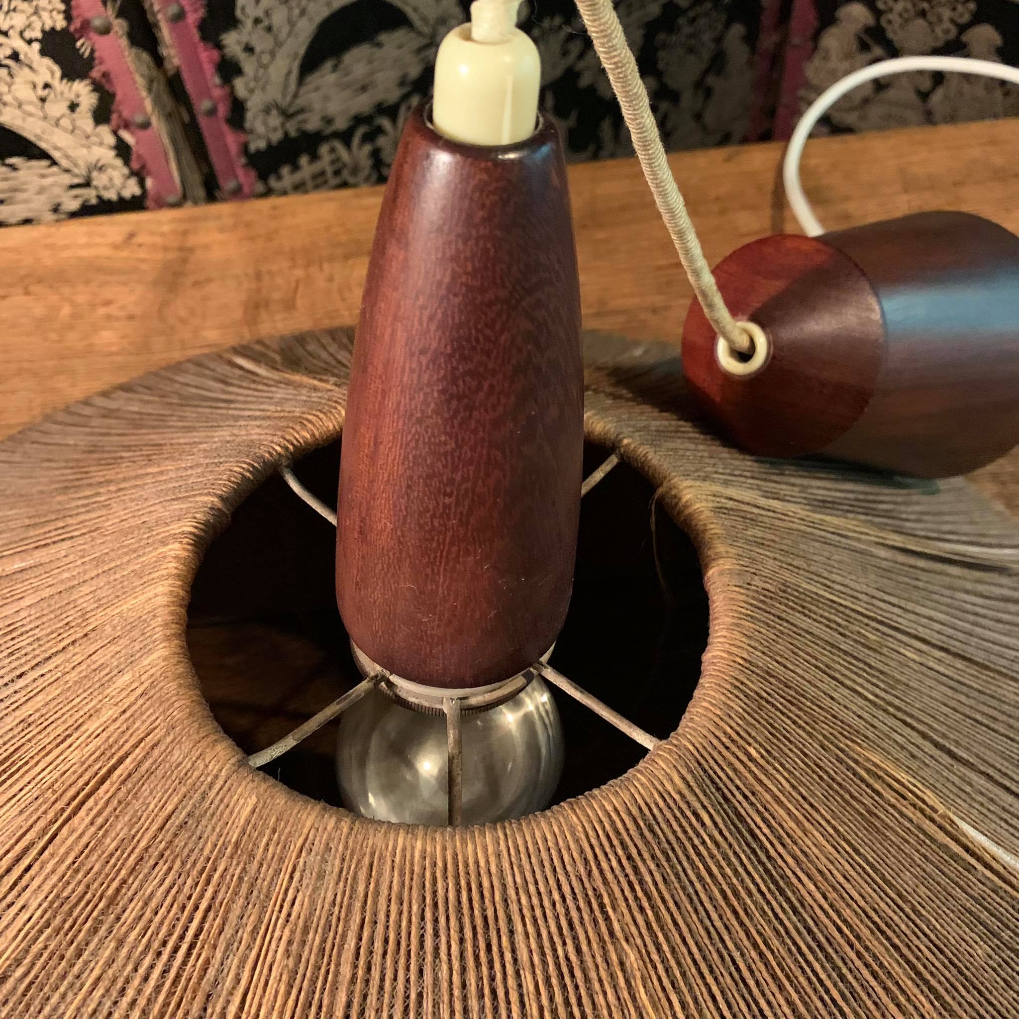 Suspension monte et baisse Temde Leuchten 1960
