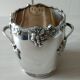 Silver metal flower spike vase
