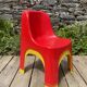 Paire de chaises colorées pour enfants