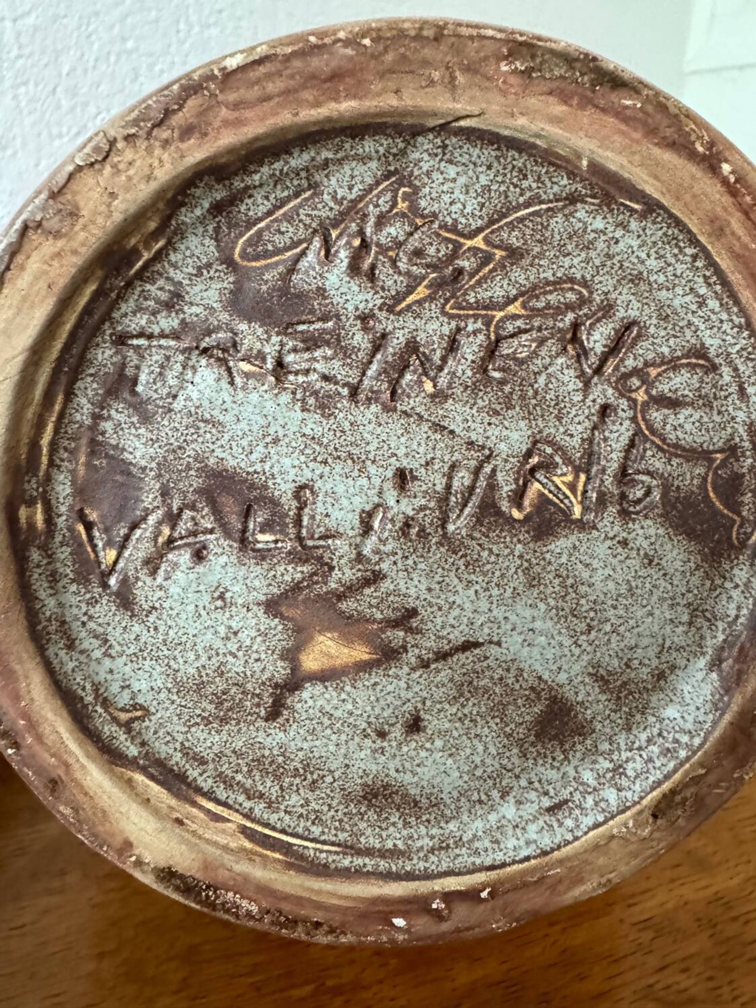 Vallauris MC Treinen ceramic vase from the 60s