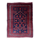 Handmade vintage Caucasian Karabagh rug 120cm x 179cm, 1940s