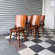 Set of 10 Baumann bistro chairs
