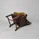 Antique leather armchair, England circa 1800