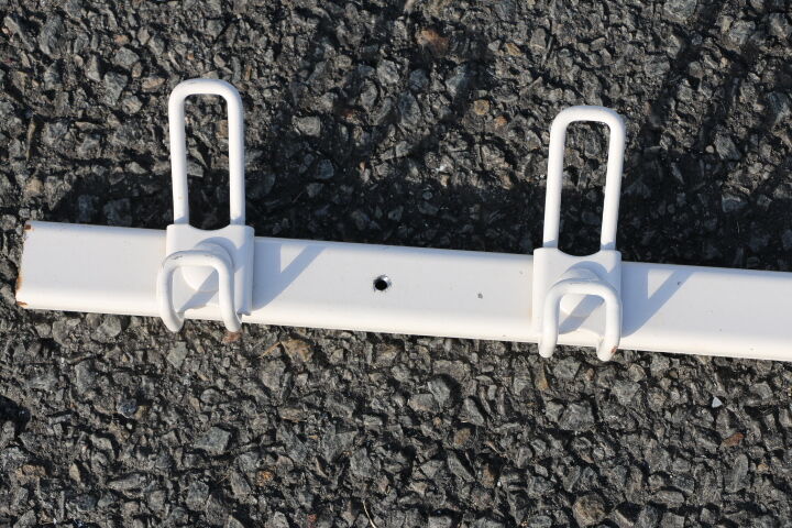 Wall coat rack of white school 10 hooks