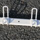 Wall coat rack of white school 10 hooks