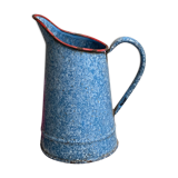 Old enamelled pitcher