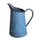 Old enamelled pitcher