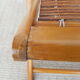 60s slatted sunbed lounger in 60s slats