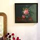 Framed antique oil painting