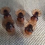 Series of 5 glasses