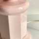 Vintage Pink Ceramic Lamp