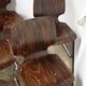 Ensemble de 4 chaises Kusch+Co Flötotto, années 1960.