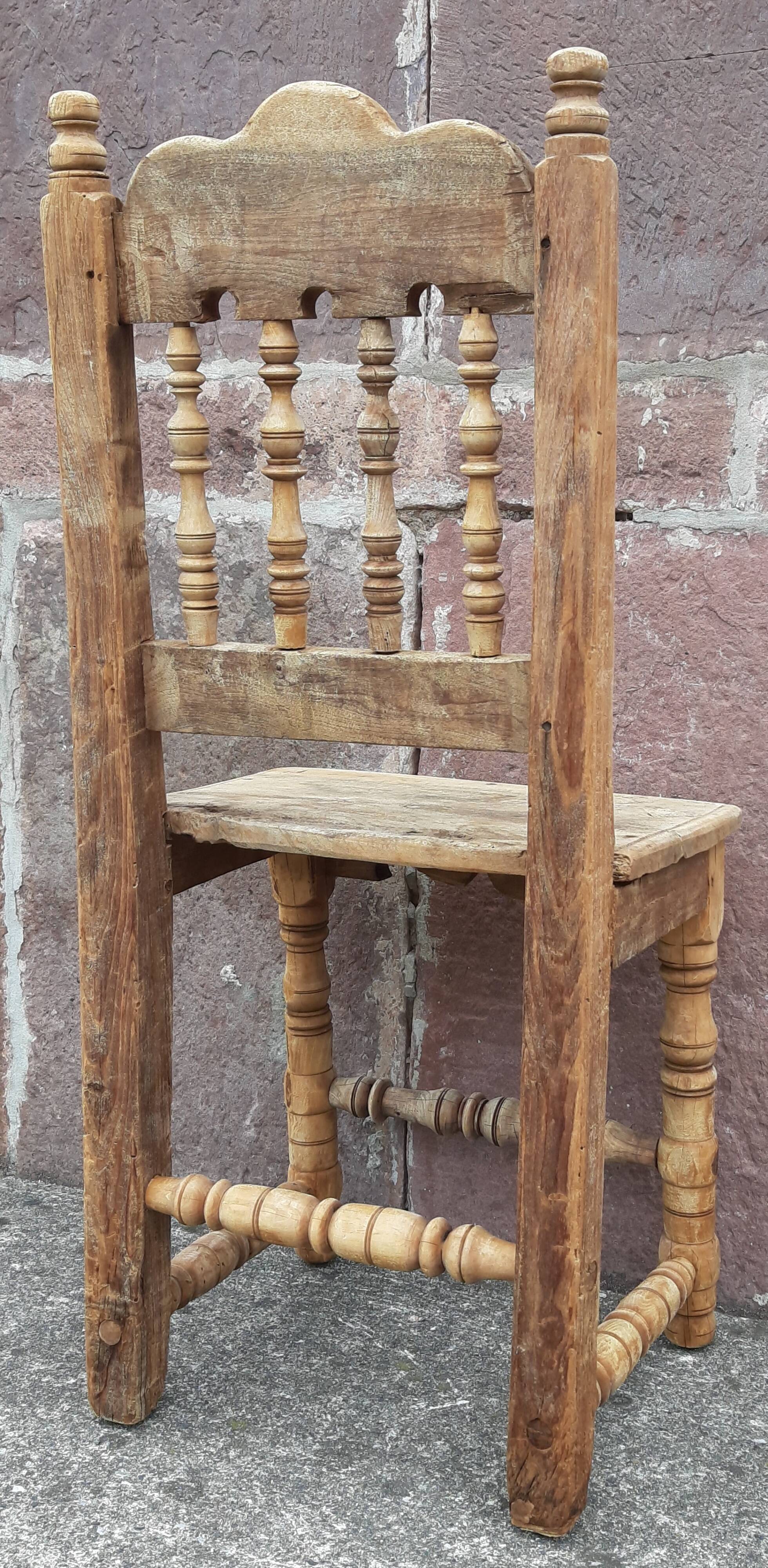 Antique wooden chair.