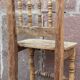 Antique wooden chair.
