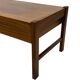 Vintage low sideboard with drawers 70's walnut veneer design