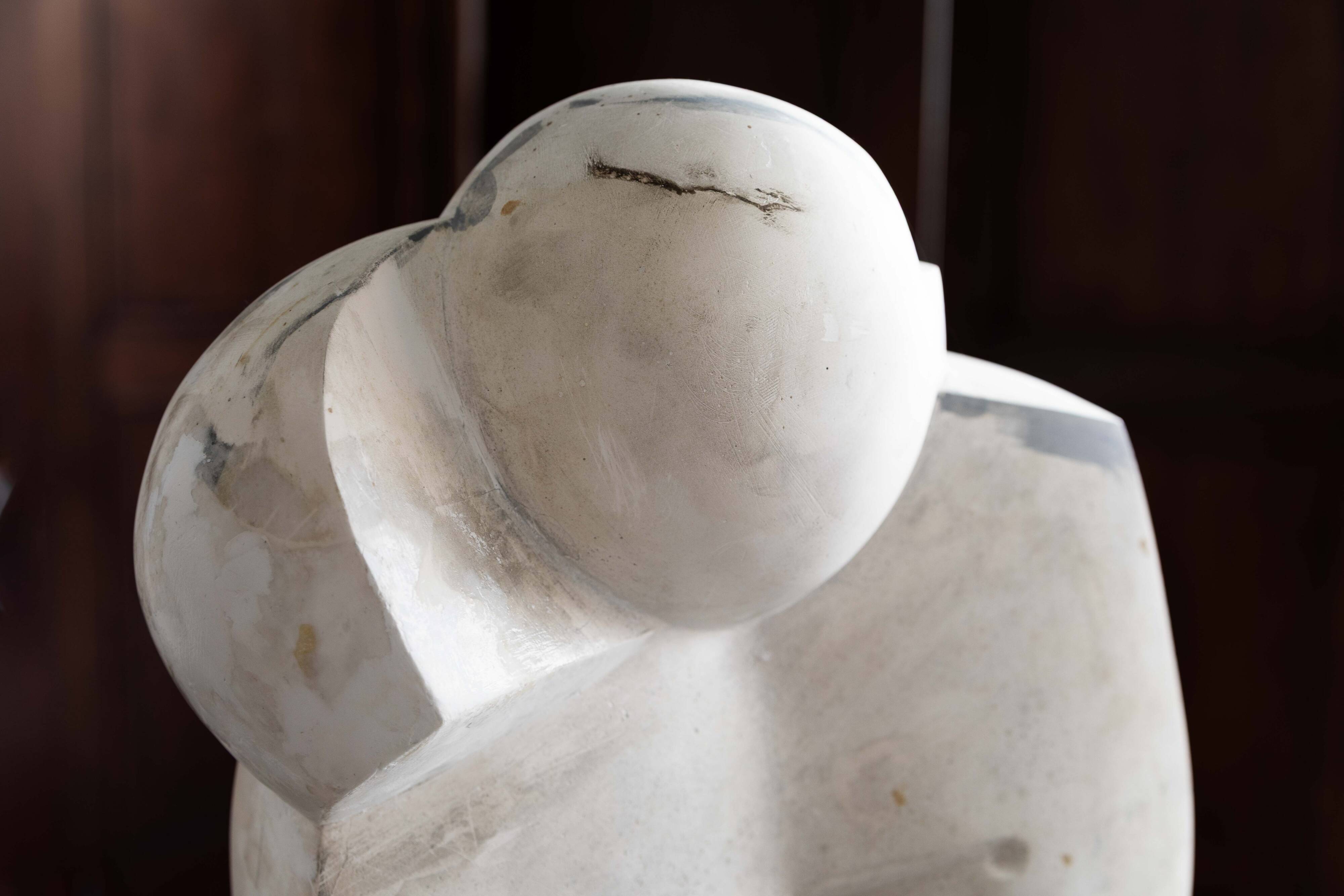 Sculpture 'Then and now' by Pol Spilliaert, Belgium, 2001-2003