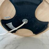 Vintage ikea basisk wood and steel lamp 1990