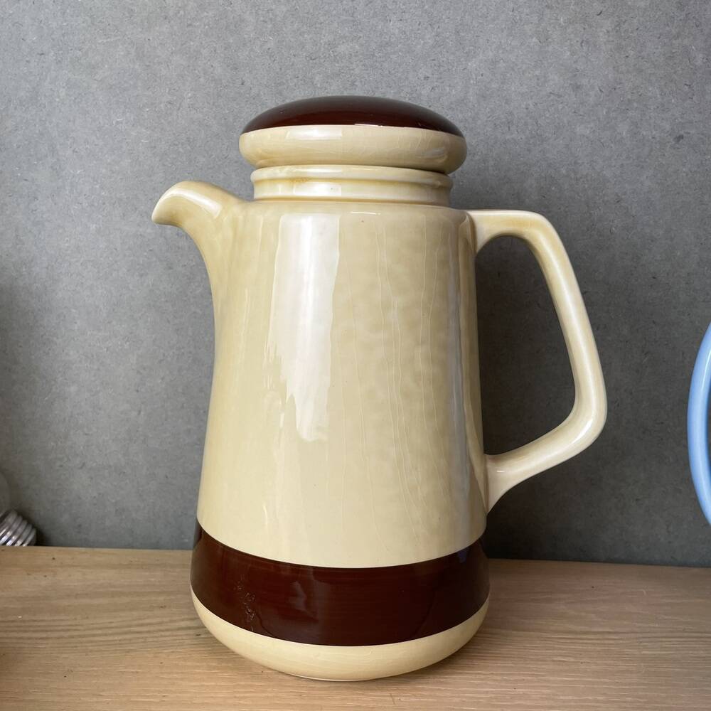 3 Portuguese Mic Century Modern coffee team pots