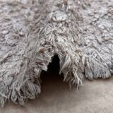 Moroccan Boucherouite rug white - 193 x 177 cm