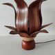 Lotus palm shell bedside table lamp