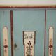 Antique German wedding armoire, hand-painted, 1818.