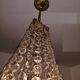 Balloon chandelier in bronze and crystal