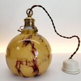 Art Deco lamp in opaline glaze Verreries de Scailmont Henri Heemskerk Belgium