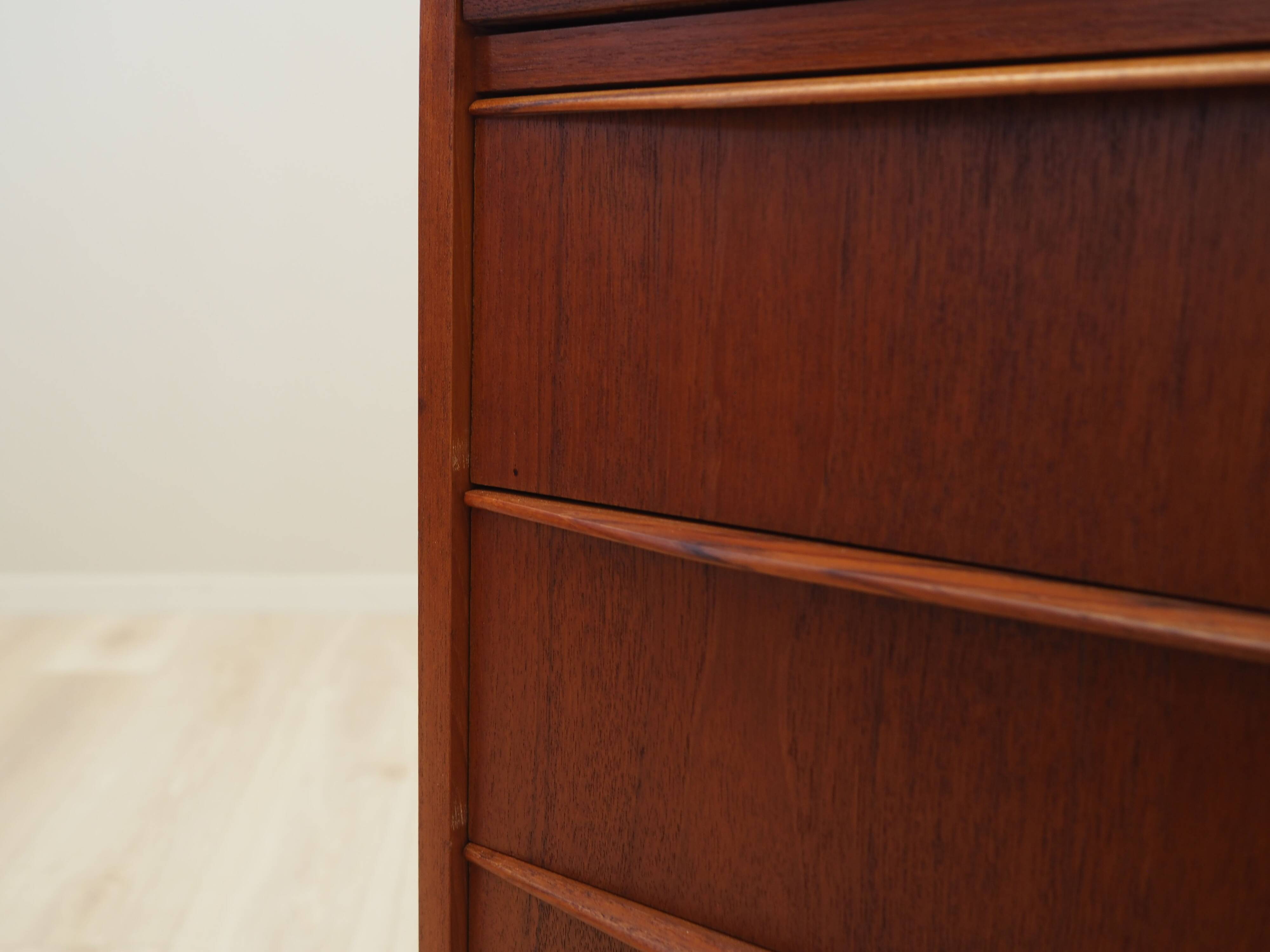 Teak secretary, Danish design, 1970s, production: Denmark