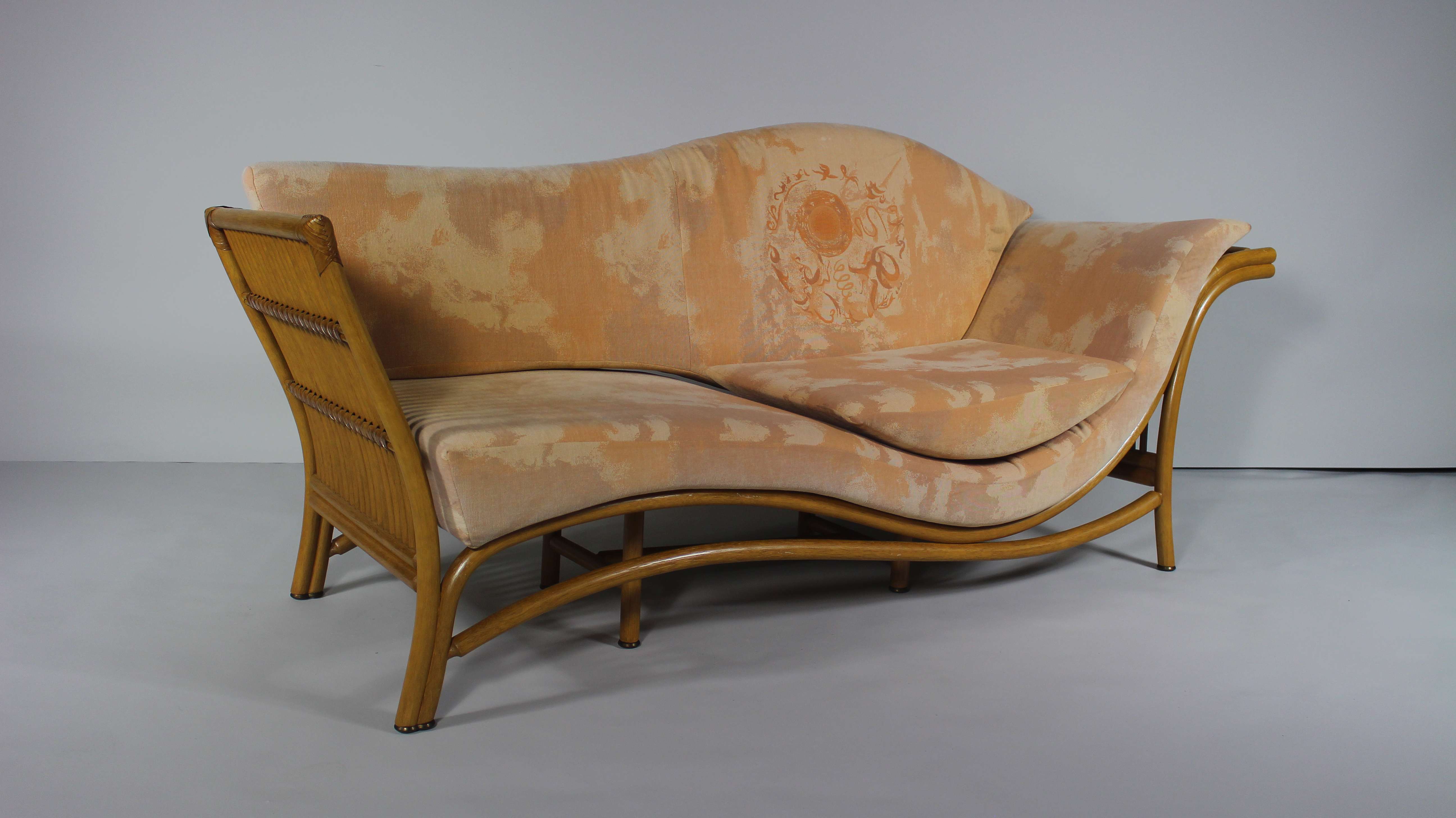 Vintage bamboo sofa or daybed