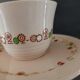 6 tasses et sous-tasses rose modèle Betty faïenc. de Longwy 1930