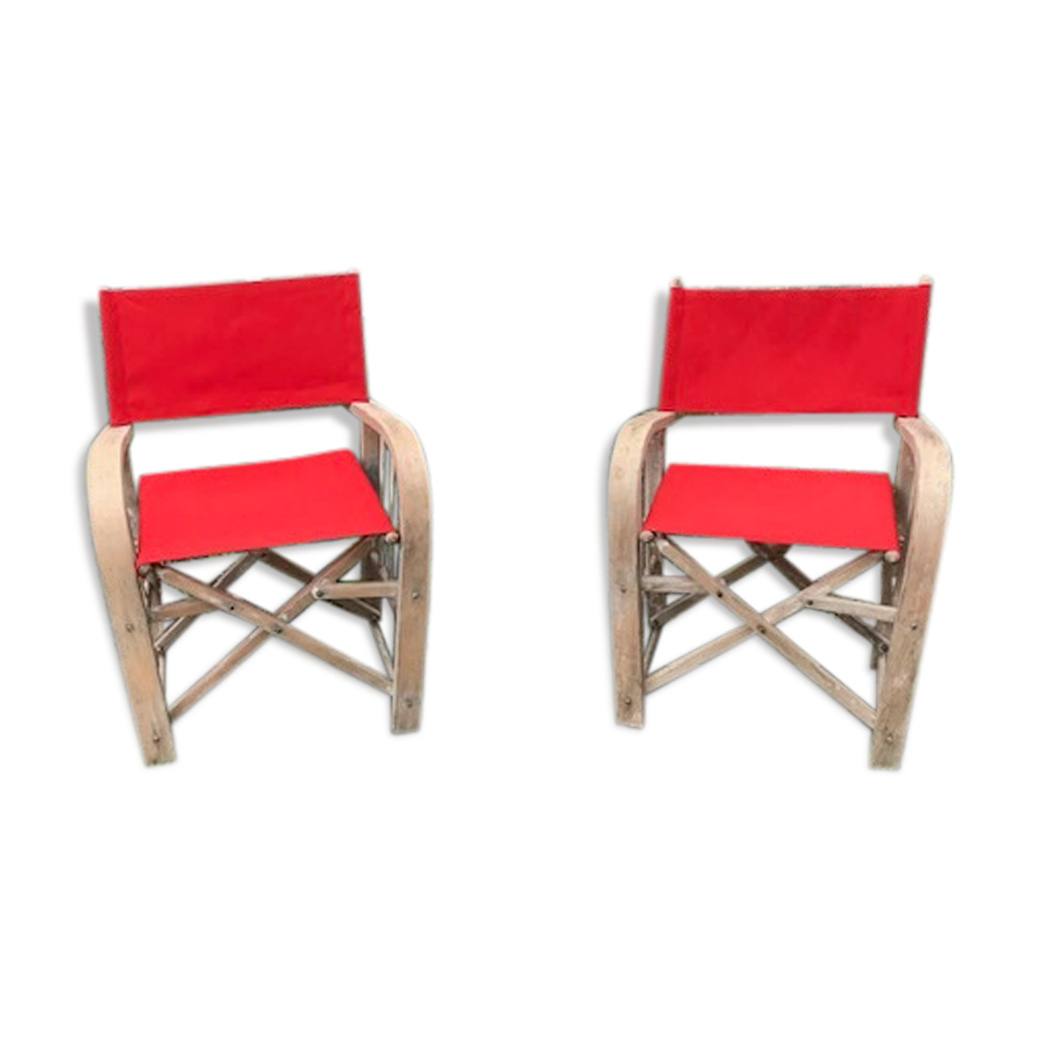 Pair of folding chairs
