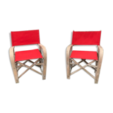 Pair of folding chairs