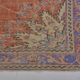 Orange Anatolian Vintage Turkish Rug sku 734